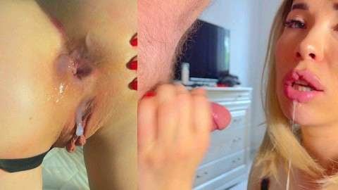 他们操我继母的喉咙，射在大屁股上