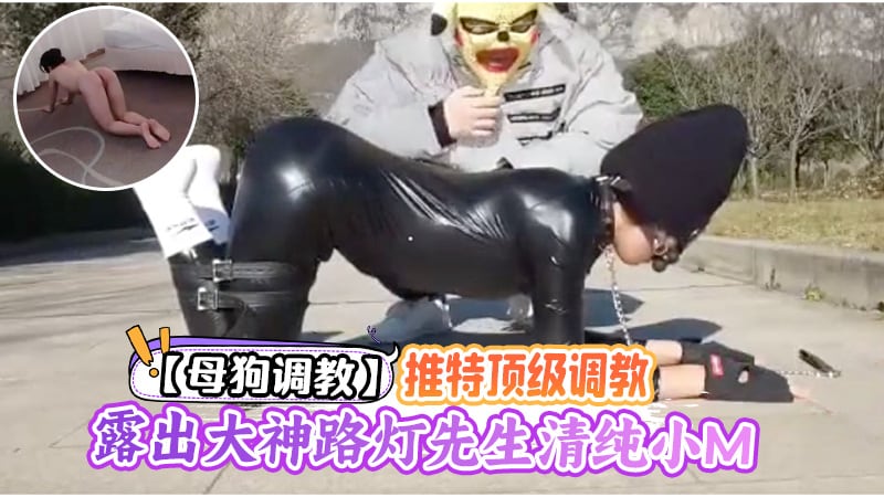 【母狗调教】推特顶级调教露出大神路灯先生清纯小M