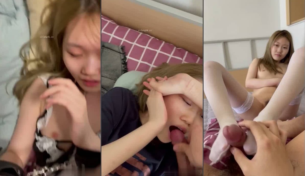 云盘高质露脸泄密！金发眉钉潮妹表里不一，私下极度小母狗，啪啪调教制服足交颜射，玩的花花