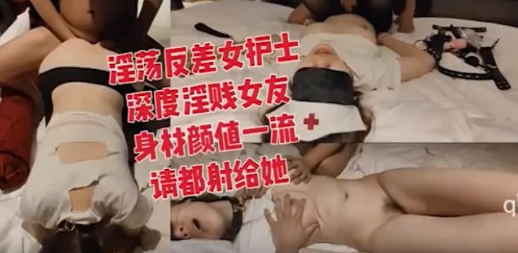 女护士喊你们快来帮她打针啦排队一个个上