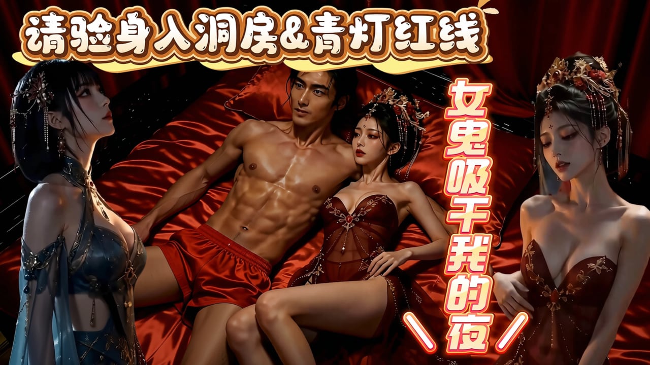 秦府极乐夜_喜棺_昭宁小姐道长，请验身入洞房_青灯红线：女鬼吸干我的夜_鬼府极乐夜_纯阳道士鬼新娘_三日婚礼_孤魂女鬼_喜烛（完整版）