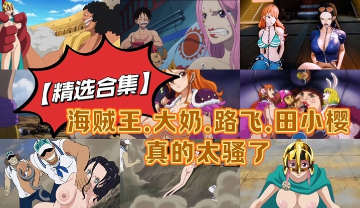 【精选合集】海贼王.大奶.路飞.田小樱真的太骚了