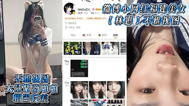 微博小网红福建美女林惠不雅视图大量紫薇啪啪相当反差