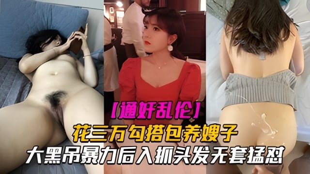 通奸乱伦-花三万勾搭包养嫂子，大黑吊暴力后入